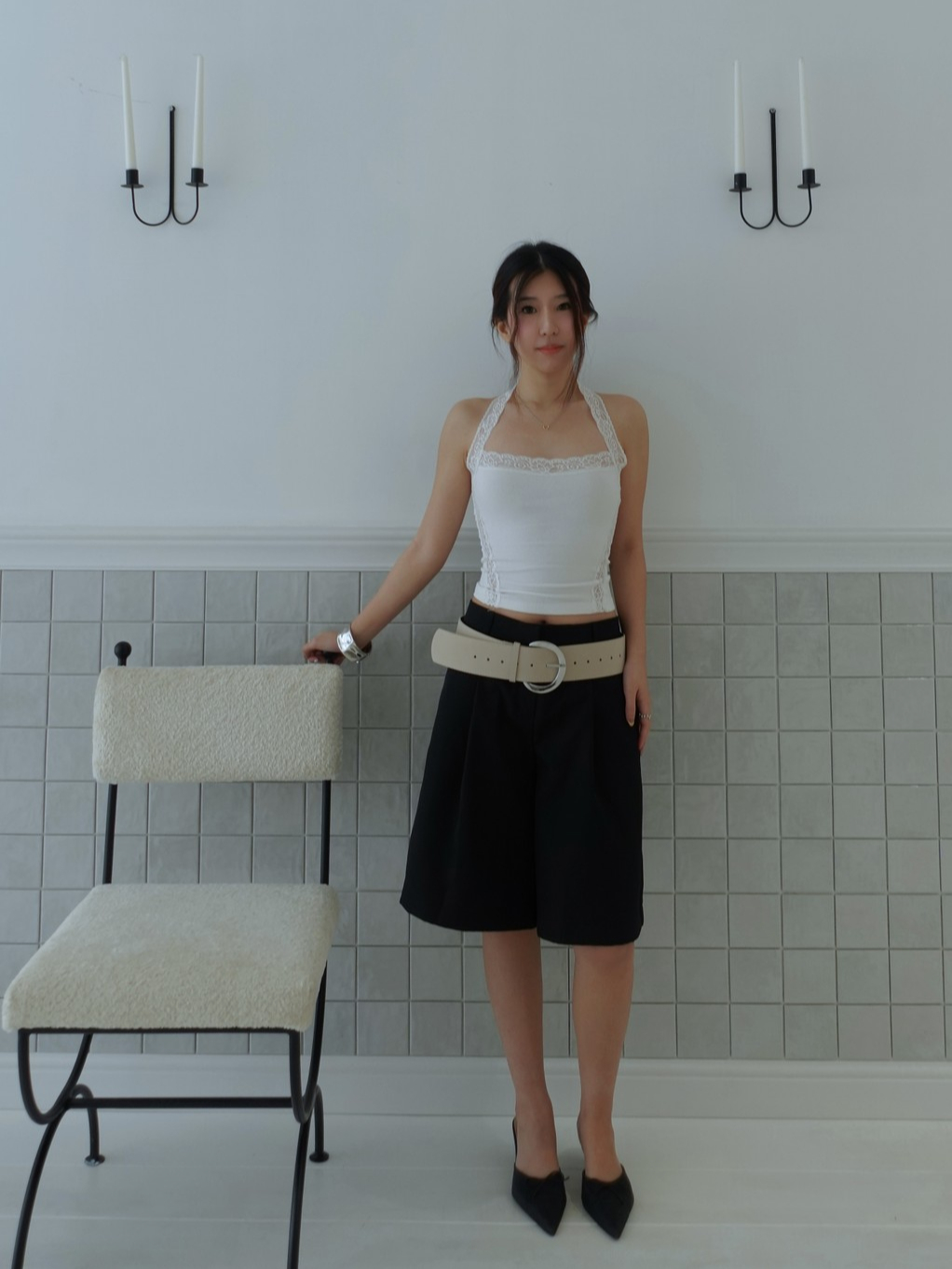 Midnight Soil belt in khaki — The White Edit